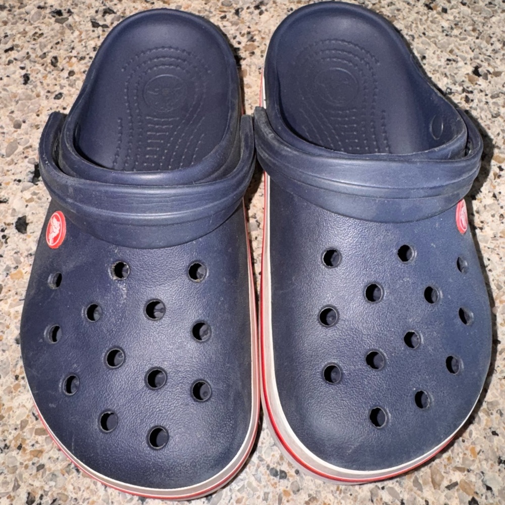 Kids Navy Blue Clogs